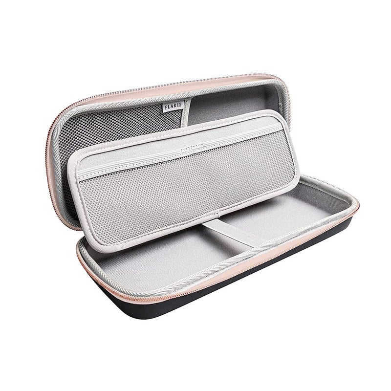 Plaris Stethoscope Case for Nurses for 3M Littmann/MDF/Omron Stethoscopes - Extra Room for Medical Bandage Scissors EMT Trauma Shears and LED Penlight, (Black Rosegold) - Image 4